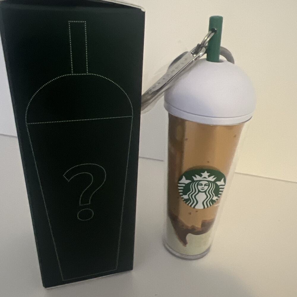 Starbucks Mini Cold Cup Keychain Cocoa Gold Limited Edition Spring ‘25 Blind Box - Picture 10 of 11